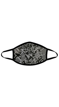 Geo Madness Reflective Face Mask