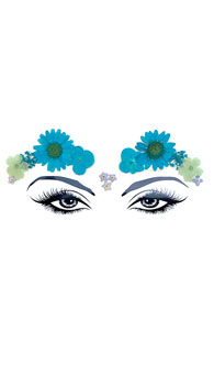 Spring Fling Dried Floral Face Stickers
