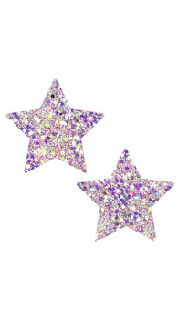 Super Sparkle Confetti Crush Star Pasties