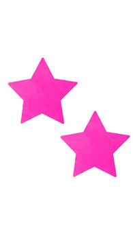 Neon Pink Starburst Pasties