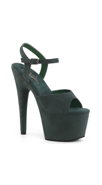  -  - Forest Green Faux Suede/Forest Green