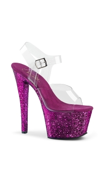  -  - Clr/Purple Glitter