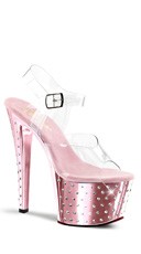  -  - Clear/Baby Pink Chrome