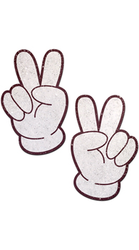 Peace Hands Pasties