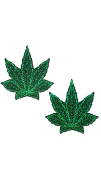 Green Pot Leaf Pasties