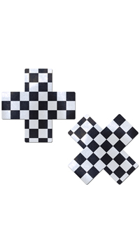 Checkered Cross Pasties