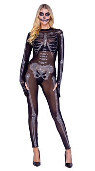 Sparkling Skeleton Costume