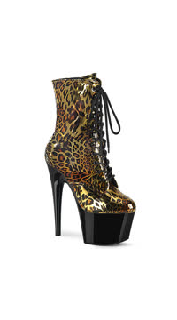  - Gold Leopard Print Metallic/Blk