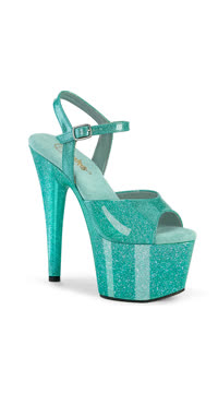  - Aqua Glitter Pat/M