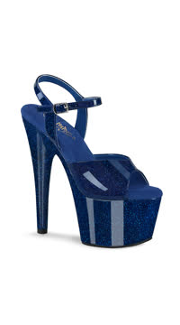  - Navy Blue Glitter Pat/M