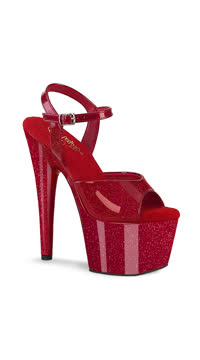  - Ruby Red Glitter Pat/M