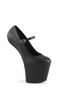 8" Heelless, 3" PF Mary Jane Pump