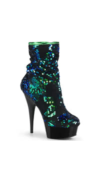  - Green Iridescent Sequins/Blk