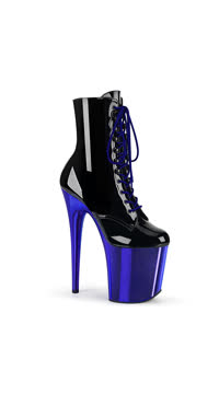  - Blk Pat/Royal Blue Chrome