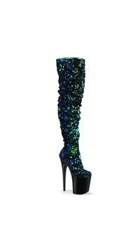  - Green Iridescent Sequins/Blk