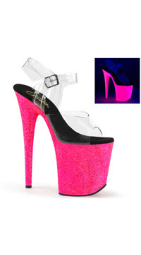  - Clr/Neon H. Pink Glitter