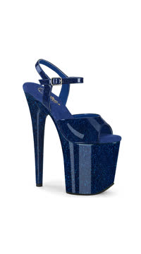  - Navy Blue Glitter Pat/M